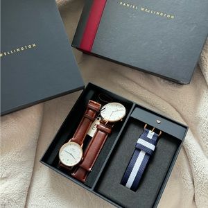 Daniel Wellington His & Hers Gift Set with Extra Strap